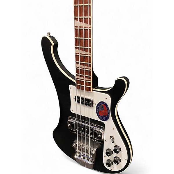 Used Rickenbacker 4003 Jetglo Black Electric Bass Guitar