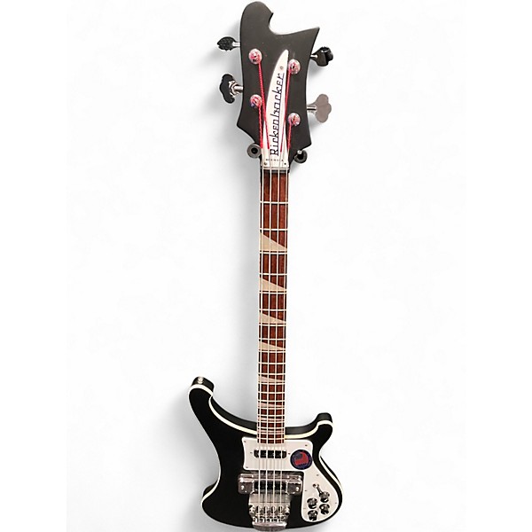 Used Rickenbacker 4003 Jetglo Black Electric Bass Guitar