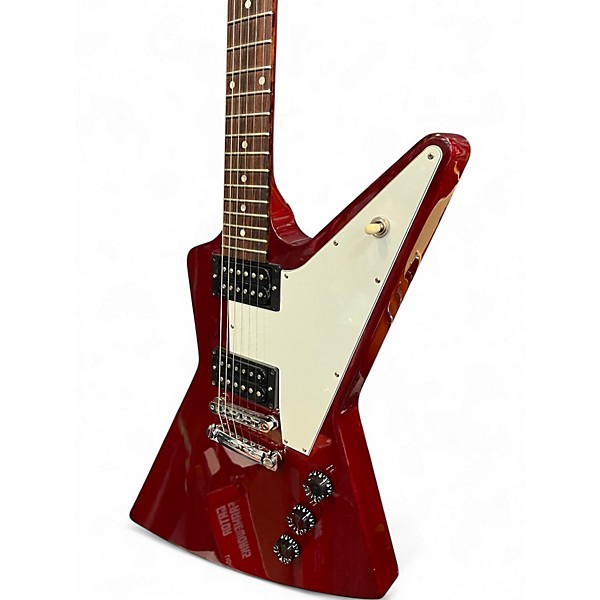 Used Gibson Explorer T Maroon Solid Body Electric Guitar