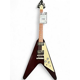 Used Gibson Flying V aged cherry Solid Body Electric Guitar