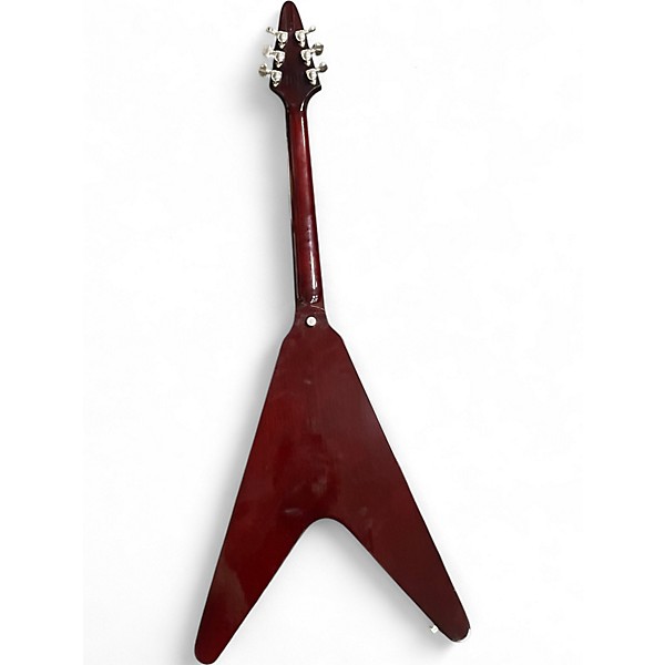 Used Gibson Flying V aged cherry Solid Body Electric Guitar