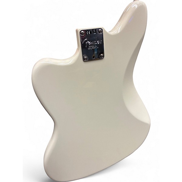 Used Fender American Professional Jaguar Olympic White Solid Body Electric Guitar