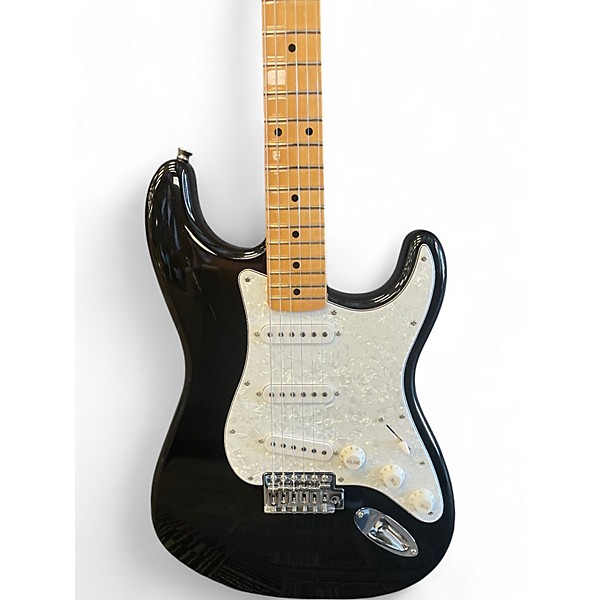 Used Fender Player Stratocaster Black Solid Body Electric Guitar