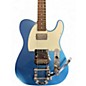 Used Squier CLASSIC VIBE TELECASTER WITH BIGSBY Blue Solid Body Electric Guitar