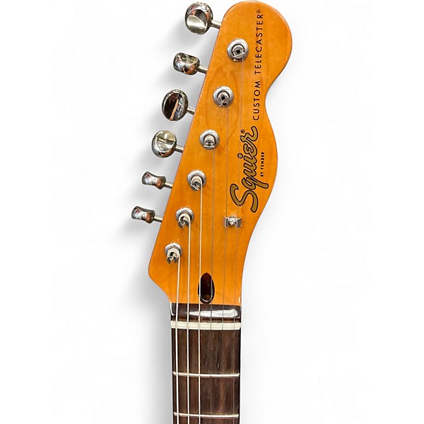 Used Squier CLASSIC VIBE TELECASTER WITH BIGSBY Blue Solid Body Electric Guitar