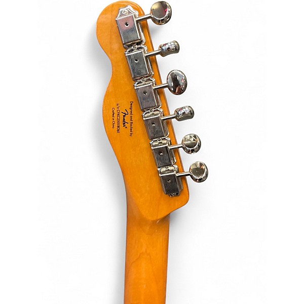 Used Squier CLASSIC VIBE TELECASTER WITH BIGSBY Blue Solid Body Electric Guitar