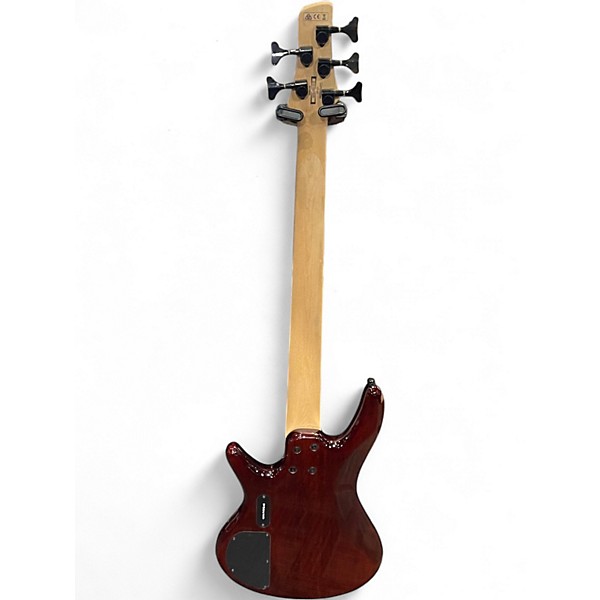 Used Ibanez GSR205SM 5 String Sunburst Electric Bass Guitar