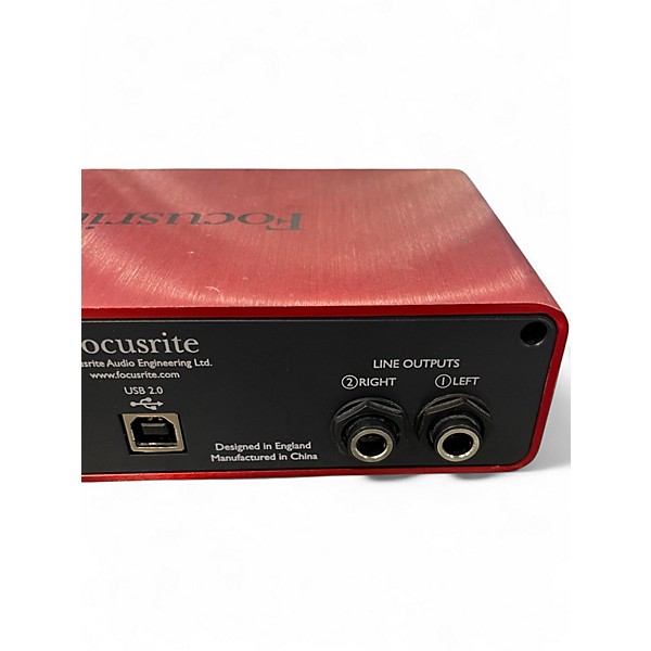 Used Focusrite Scarlett 2i2 Audio Interface