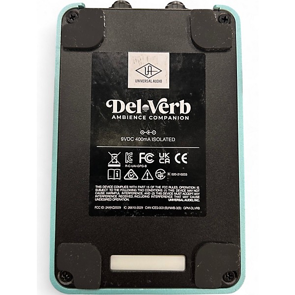 Used Universal Audio Del Verb Effect Pedal