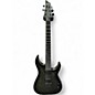 Used Schecter Guitar Research KM-6  Trans Black Solid Body Electric Guitar thumbnail