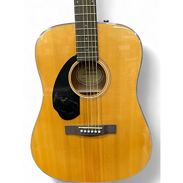 Used Fender CD60S Dreadnought LH Natural Acoustic Guitar