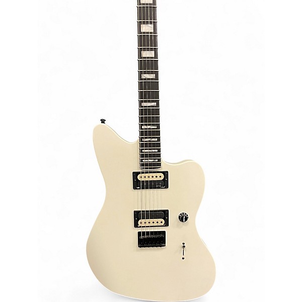 Used Fender Jim Root Signature Jazzmaster SATIN WHITE Solid Body Electric Guitar