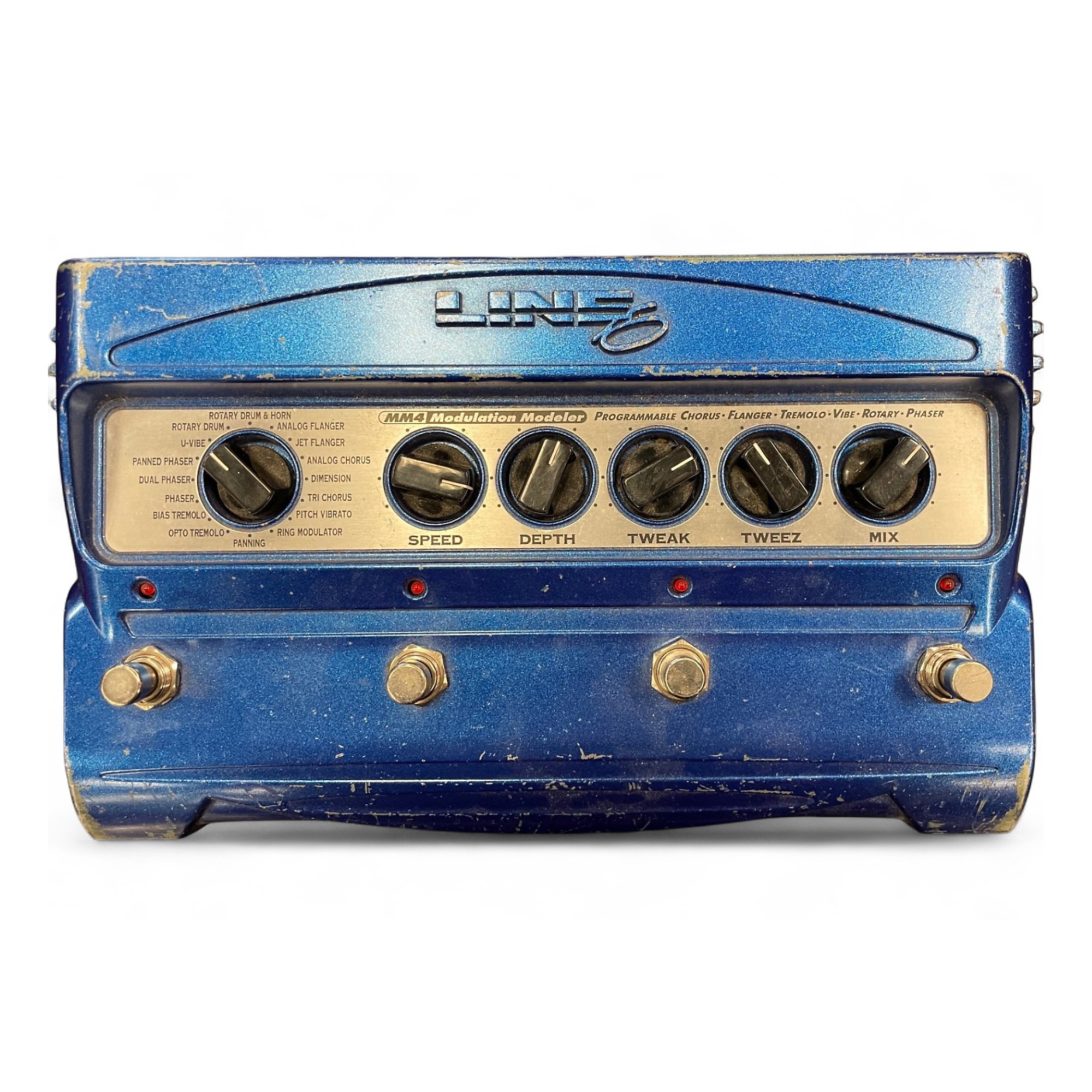 ギター Line6 mm4 modulation modeler Used Line 6 MM4 Modulation Modeler Effect Pedal | Guitar Center