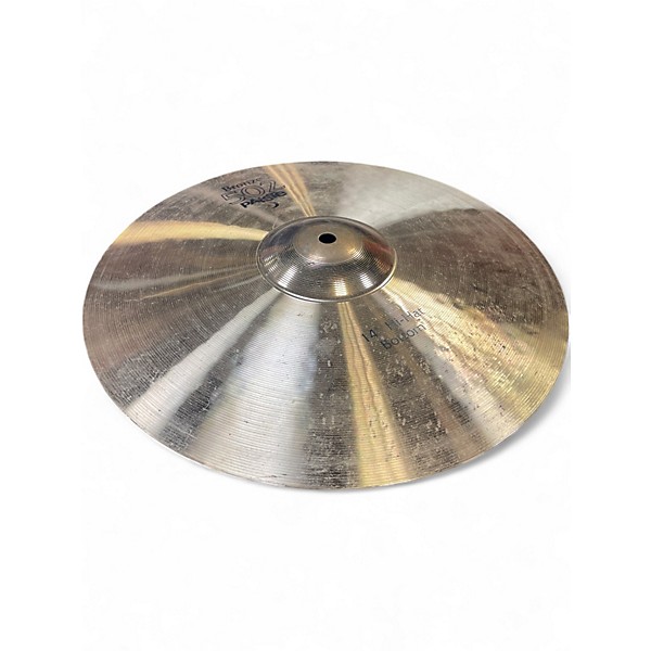 Used Paiste 14in 502 BRONZE HI HAT PAIR Cymbal