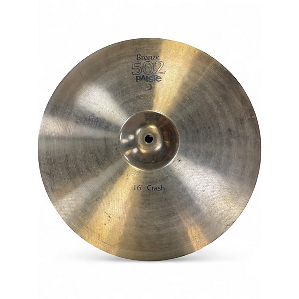 Used Paiste 16in 502 BRONZE CRASH Cymbal