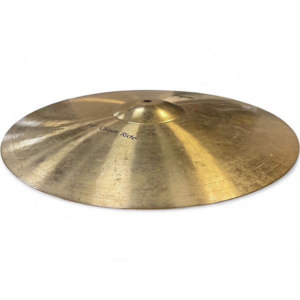 Used Paiste 18in 502 BRONZE CRASH RIDE Cymbal