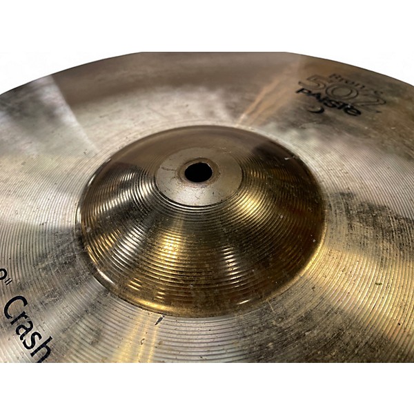 Used Paiste 18in 502 BRONZE CRASH RIDE Cymbal