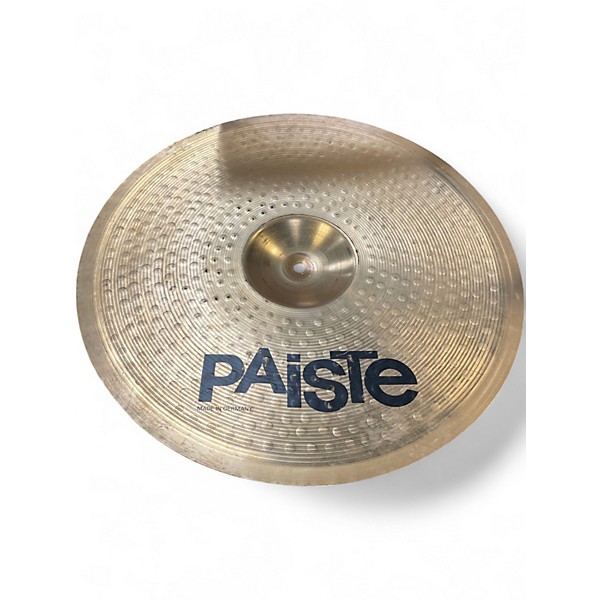 Used Paiste 18in 502 BRONZE CRASH RIDE Cymbal