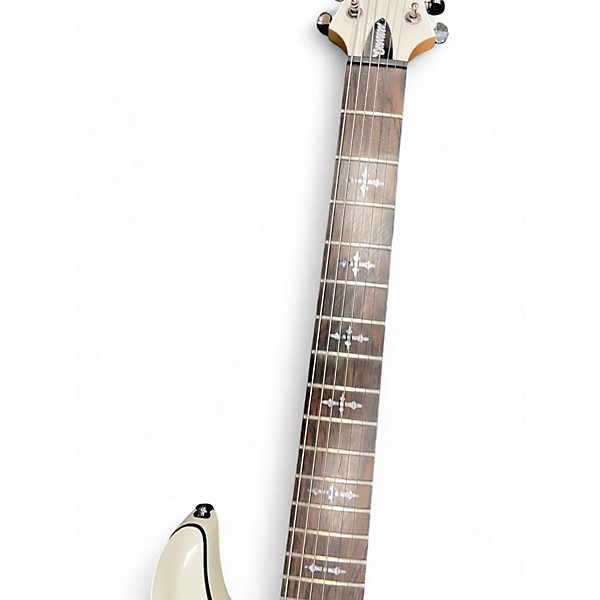 Used Schecter Guitar Research Demon 7 String Vintage White Solid Body Electric Guitar