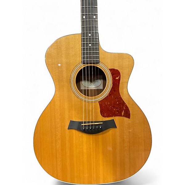 Used Taylor 214CE Natural Acoustic Electric Guitar