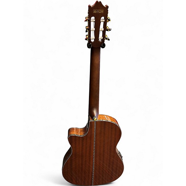 Used Ibanez ga35fm Green Classical Acoustic Electric Guitar