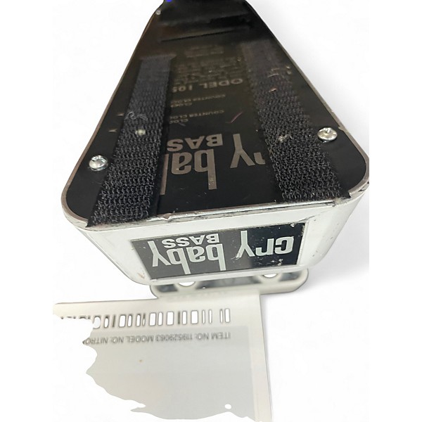 Used Dunlop 105Q Cry Baby Bass Wah Bass Effect Pedal