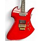 Used 1989 B.C. Rich Mocking Bird Transparent Red Acoustic Guitar