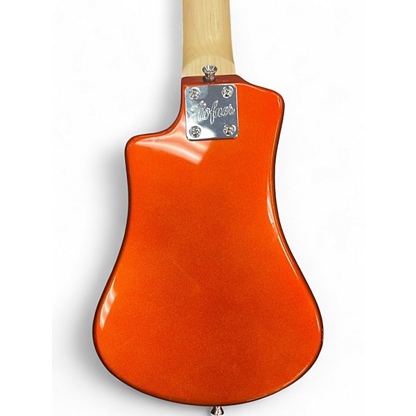 Used Hofner Contemporary Shorty Orange Electric Guitar
