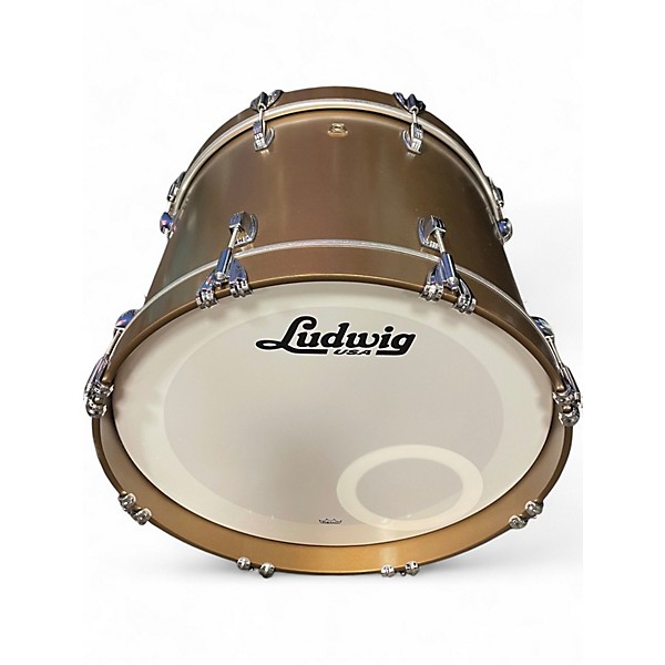 Used Ludwig 5 Piece Classic Maple vingate bronze mist Drum Kit
