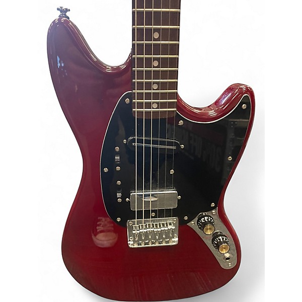 Used Eastwood warren ellis 6 Worn Cherry Solid Body Electric Guitar