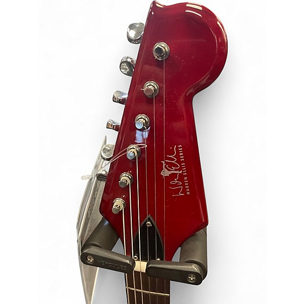 Used Eastwood warren ellis 6 Worn Cherry Solid Body Electric Guitar