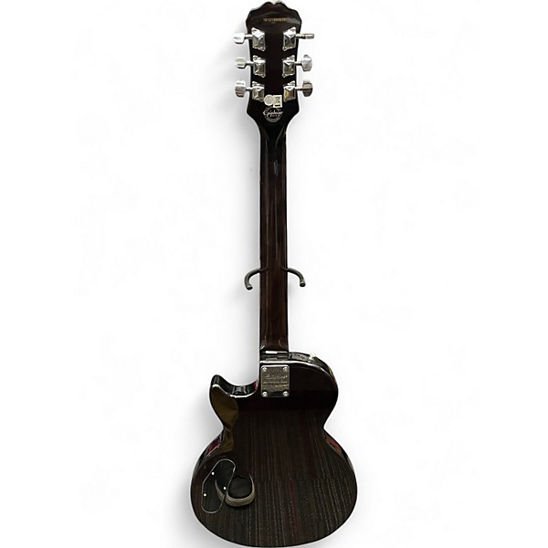 Used Epiphone Les Paul Special II Trans Black Solid Body Electric Guitar