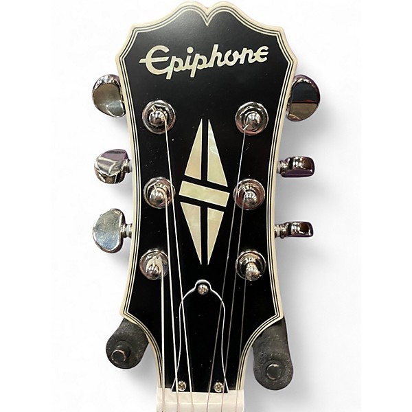 Used Epiphone JARED JAMES NICHOLS LES PAUL CUSTOM BLUES POWER Black Solid Body Electric Guitar