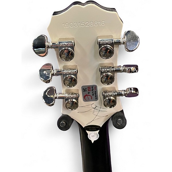 Used Epiphone JARED JAMES NICHOLS LES PAUL CUSTOM BLUES POWER Black Solid Body Electric Guitar