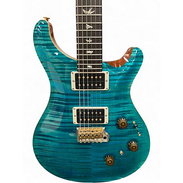 Used PRS Custom 24 Carroll Blue Solid Body Electric Guitar