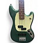 Used Fender Mustang Bass Sherwood Green Metallic Electric Bass Guitar
