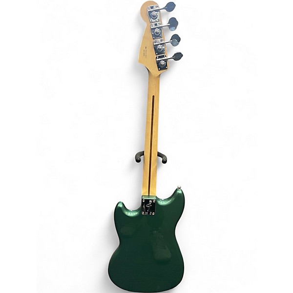 Used Fender Mustang Bass Sherwood Green Metallic Electric Bass Guitar