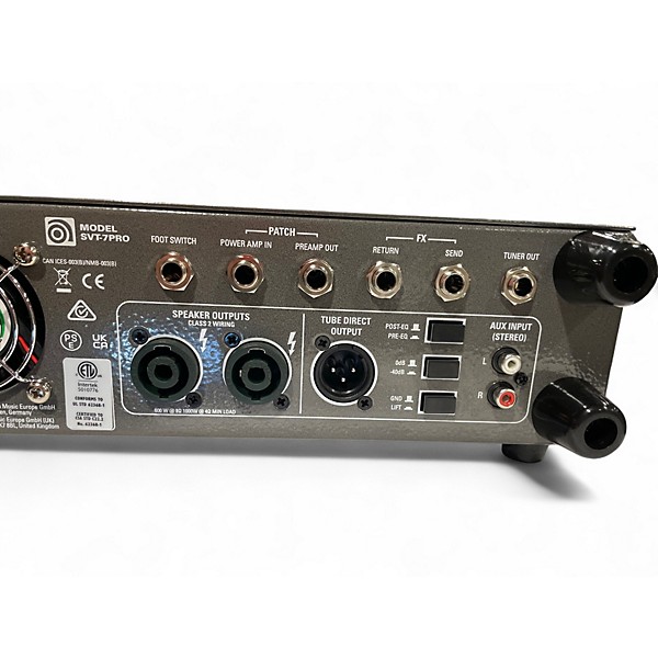 Used Ampeg SVT7PRO 1000W Bass Amp Head