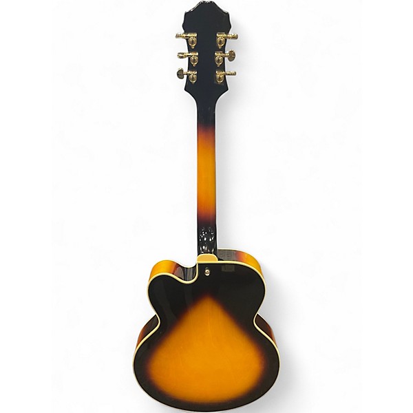 Used Epiphone Broadway Vintage Sunburst Hollow Body Electric Guitar