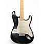 Used Starcaster by Fender Stratocaster Black Solid Body Electric Guitar