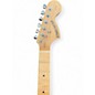 Used Starcaster by Fender Stratocaster Black Solid Body Electric Guitar
