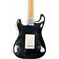 Used Starcaster by Fender Stratocaster Black Solid Body Electric Guitar