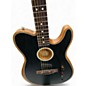 Used Fender Acoustasonic Player Telecaster Black Acoustic Electric Guitar