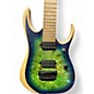 Used Ibanez RGDIX7MBP Surreal Blue Burst Solid Body Electric Guitar