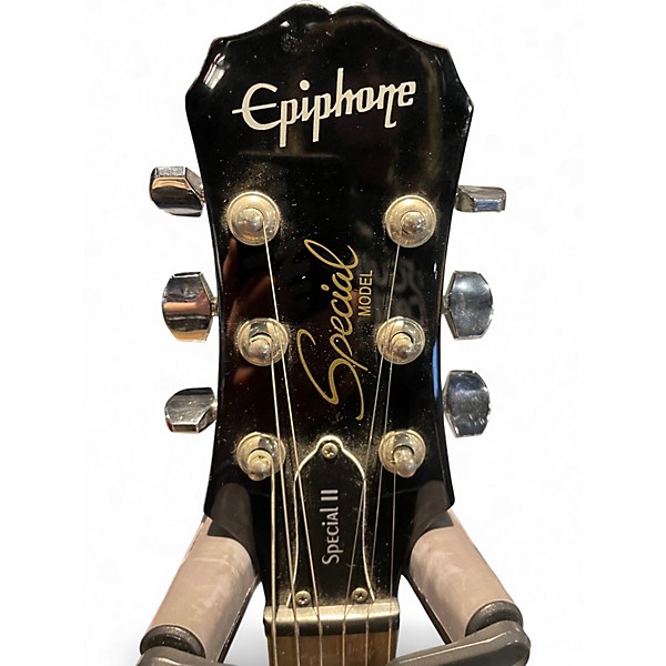Used Epiphone Les Paul Custom II Black Solid Body Electric Guitar