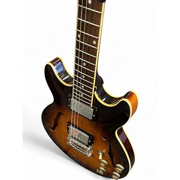 Used Ibanez AM50 Sunburst Hollow Body Electric Guitar