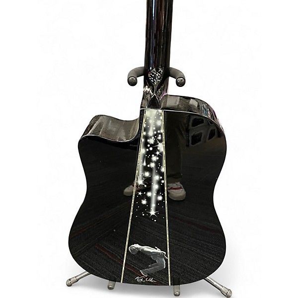 Used Keith Urban Night Star Black Acoustic Guitar