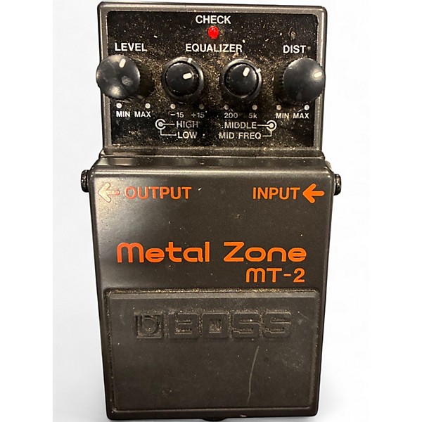 Used BOSS MT2 Metal Zone Distortion Effect Pedal