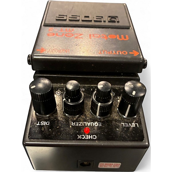 Used BOSS MT2 Metal Zone Distortion Effect Pedal
