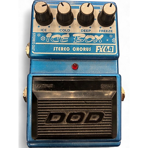 Used DOD FX64 Ice Box Stereo Chorus Effect Pedal